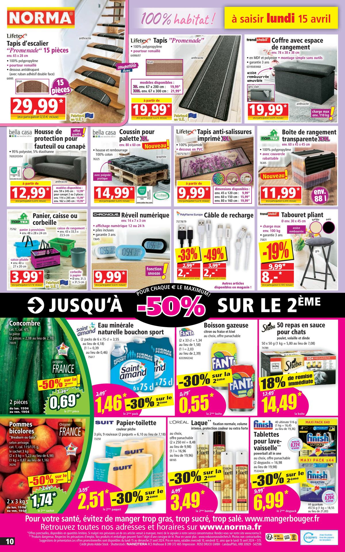 Catalogue Jusqu'à -50% sur le 2 eme, page 00010