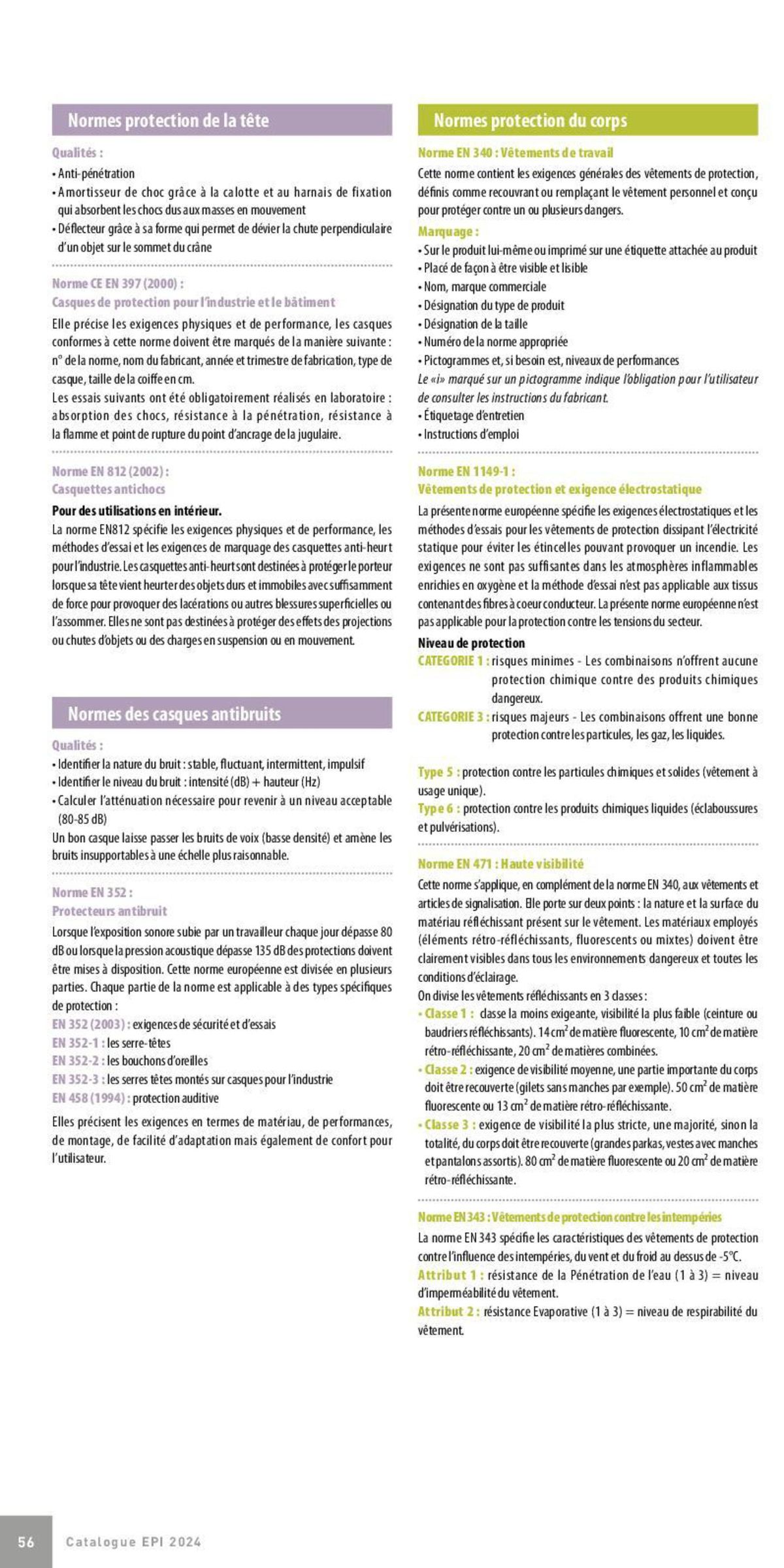 Catalogue Epi Protection Chantier, page 00054