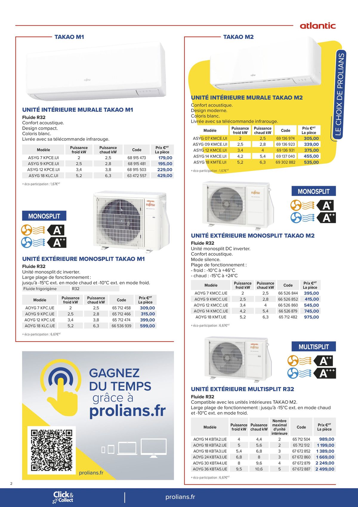Catalogue Opération climatisation, page 00002