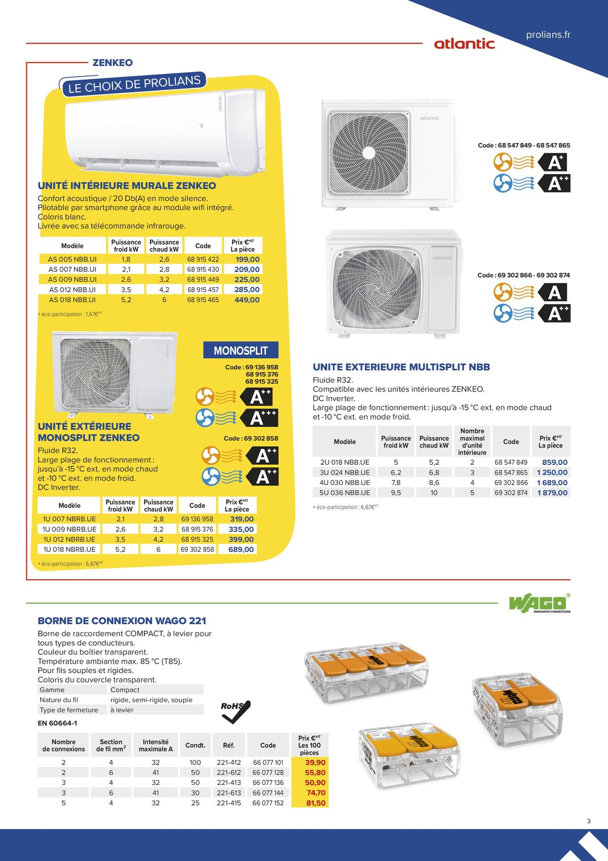Catalogue Opération climatisation, page 00003