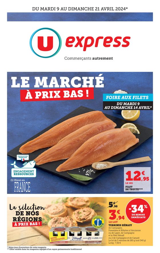 Catalogue U Express à Bouguenais | Le marché à prix bas | 09/04/2024 - 21/04/2024