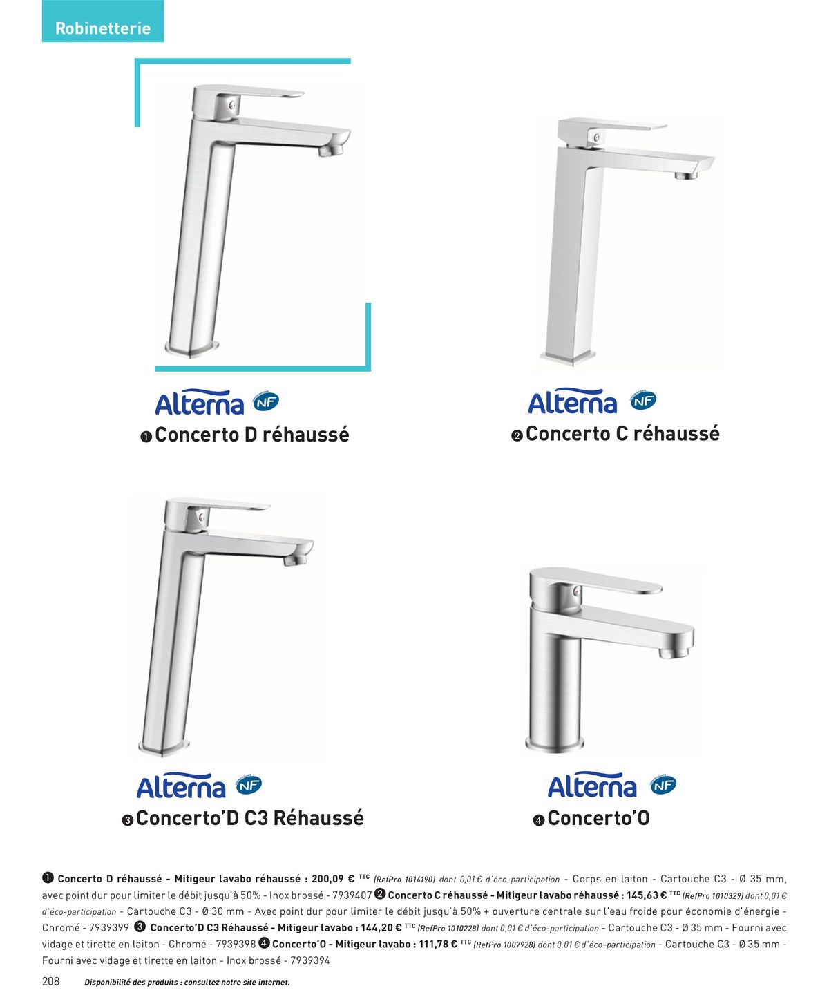 Catalogue Sélection Intérieur & Extérieur 2024, page 00208