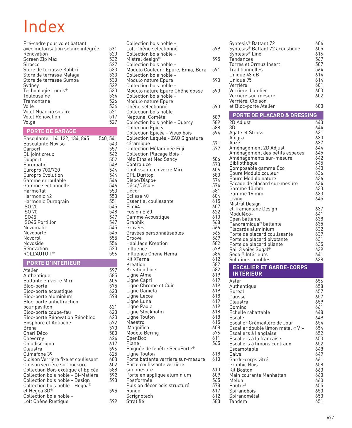 Catalogue Sélection Intérieur & Extérieur 2024, page 00677