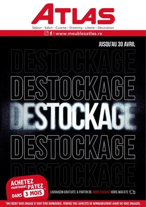 Catalogue Atlas | Destockage | 04/04/2024 - 30/04/2024