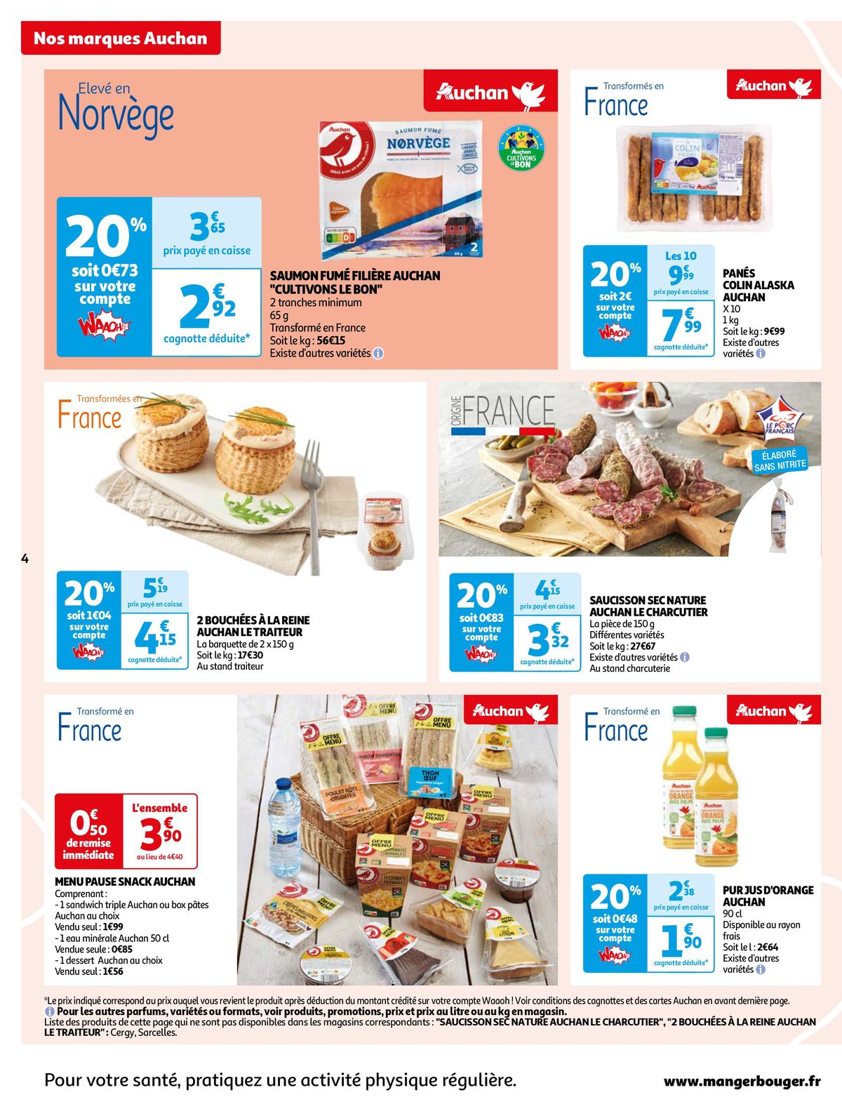 Catalogue Nos marques Auchan, les bons choix du quotidien, page 00004