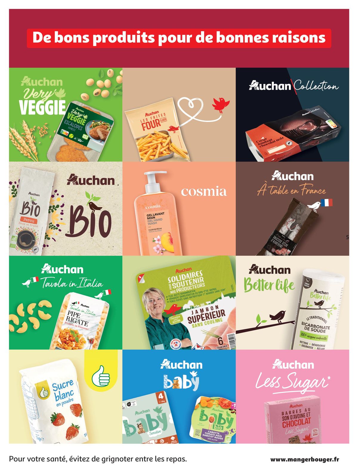 Catalogue Nos marques Auchan, les bons choix du quotidien, page 00005