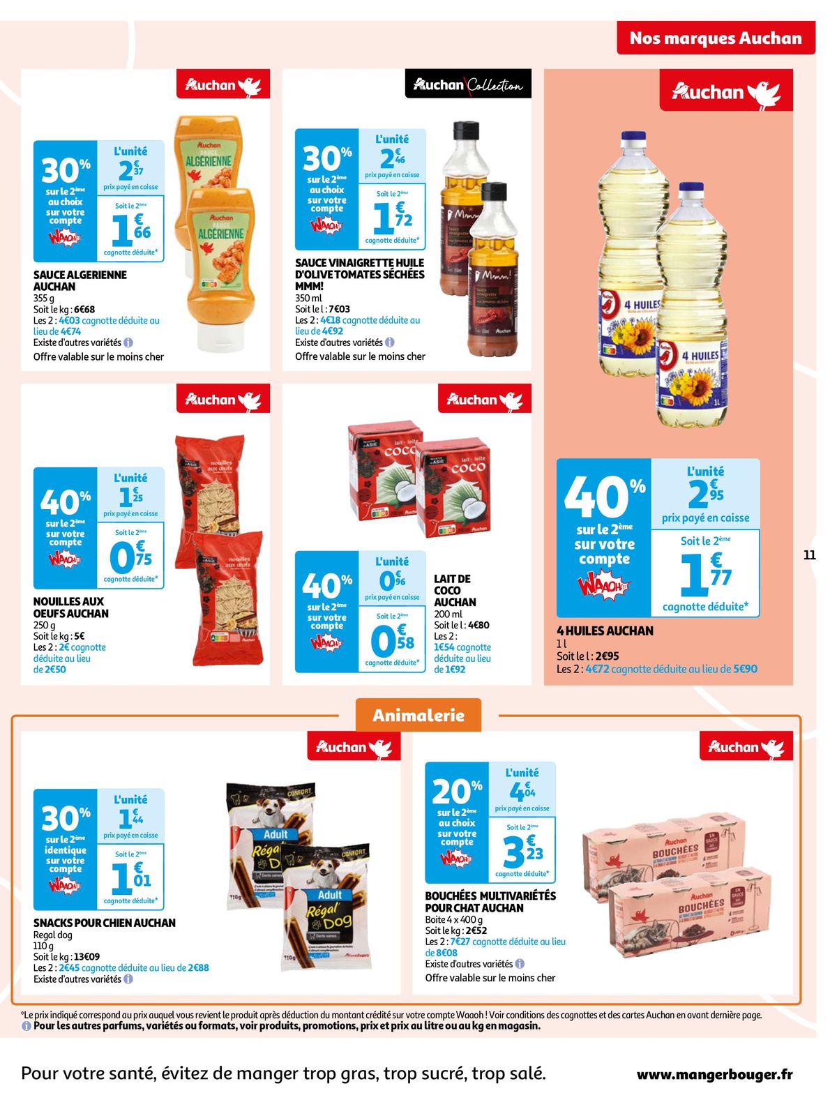 Catalogue Nos marques Auchan, les bons choix du quotidien, page 00011