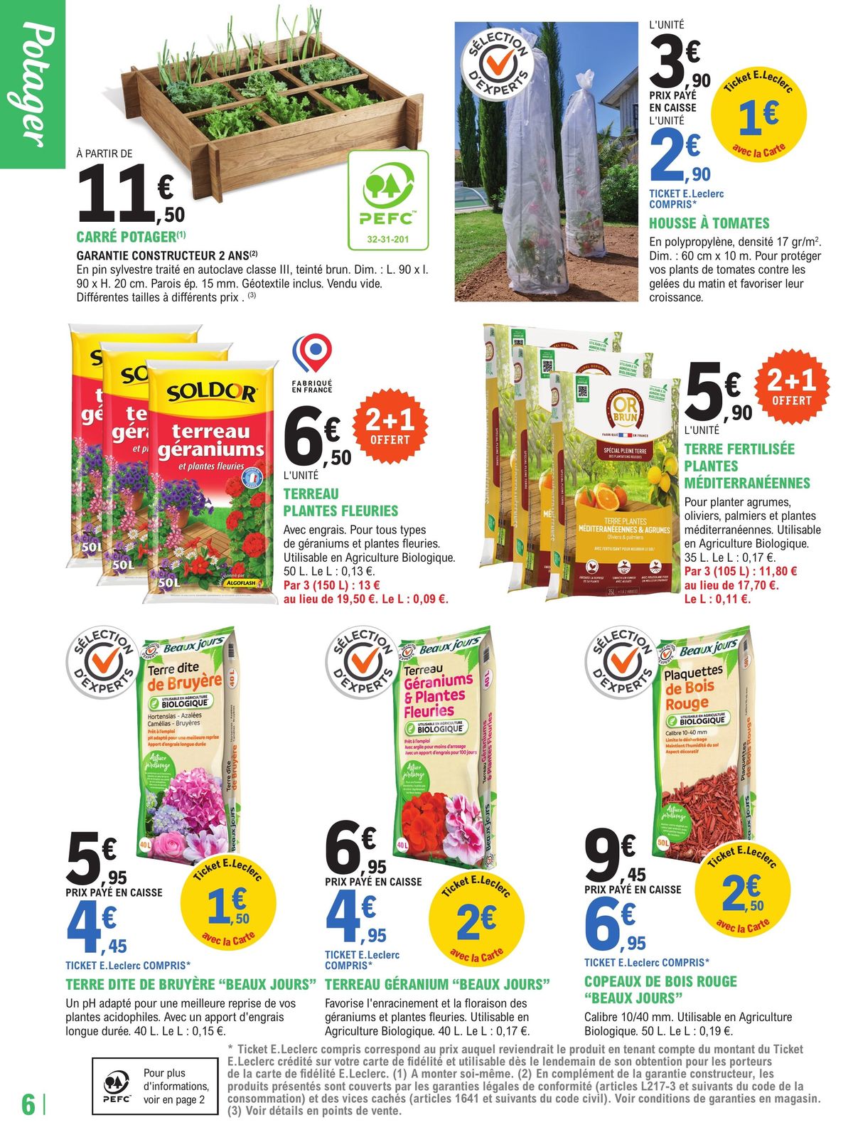 Catalogue Préparez votre jardin à prix , page 00006
