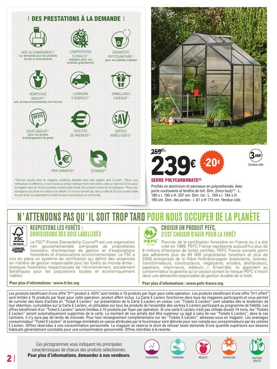 Catalogue E.Leclerc Jardi à Royan | Préparez votre jardin à prix E.Leclerc | 09/04/2024 - 20/04/2024