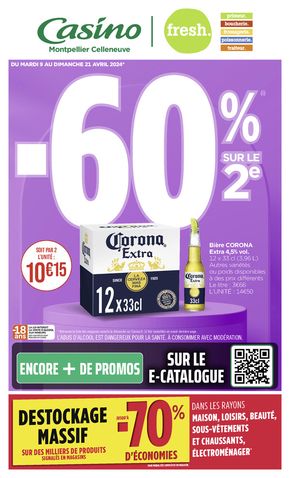Catalogue Géant Casino | -60% SUR LE 2 e | 08/04/2024 - 21/04/2024