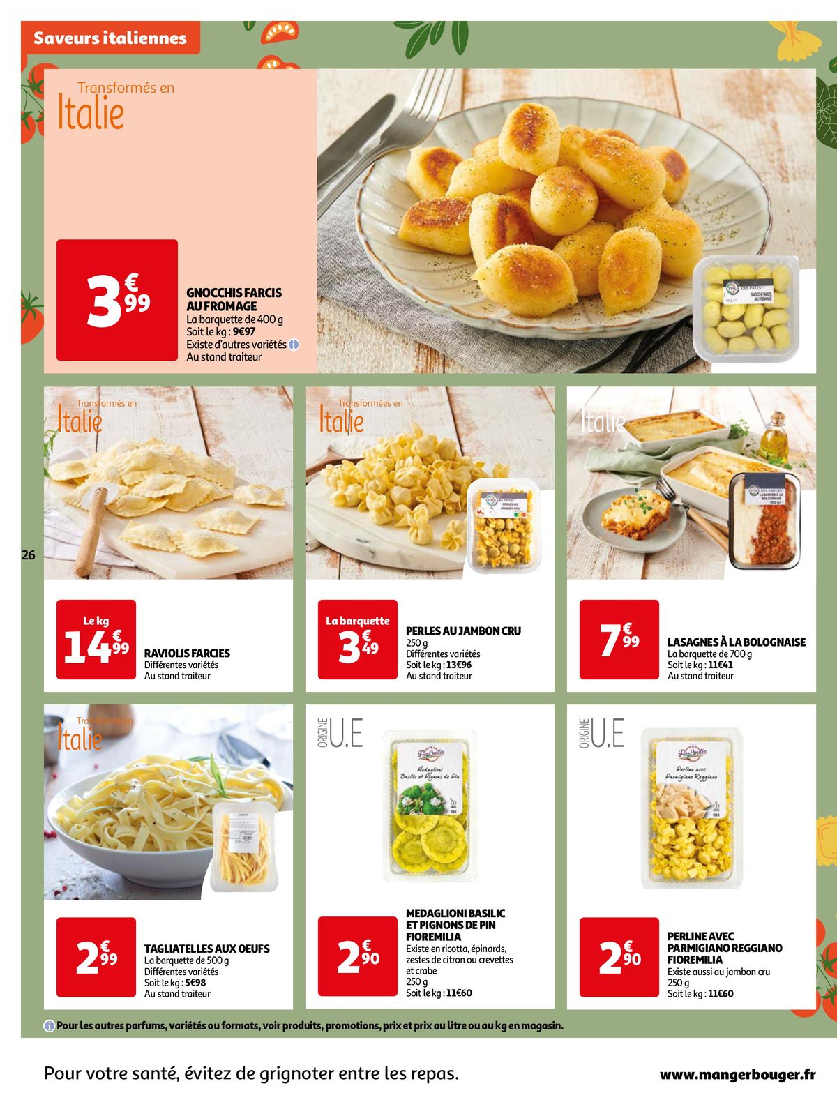 Catalogue Retrouvez toutes nos saveurs d'Italie, page 00026