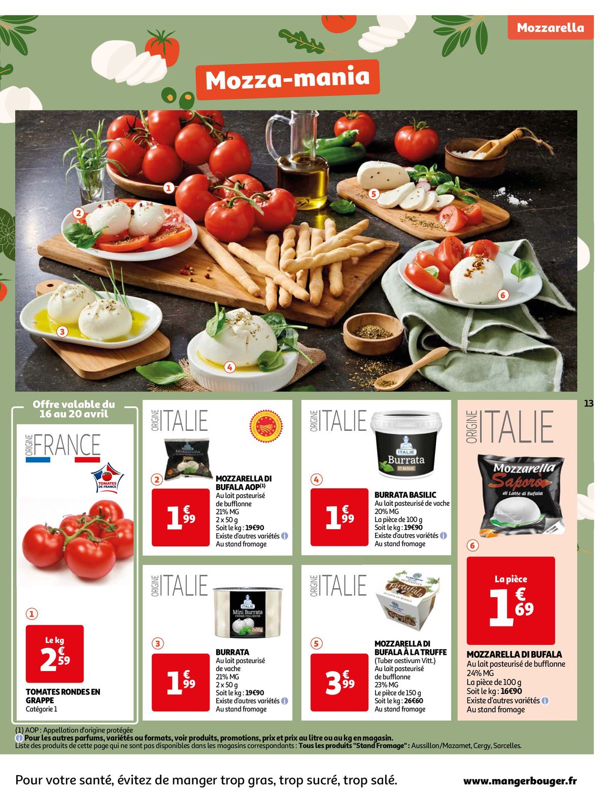 Catalogue Retrouvez toutes nos saveurs d'Italie, page 00013