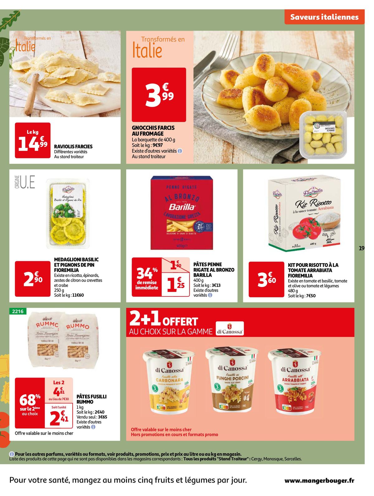 Catalogue Retrouvez toutes nos saveurs d'Italie, page 00019