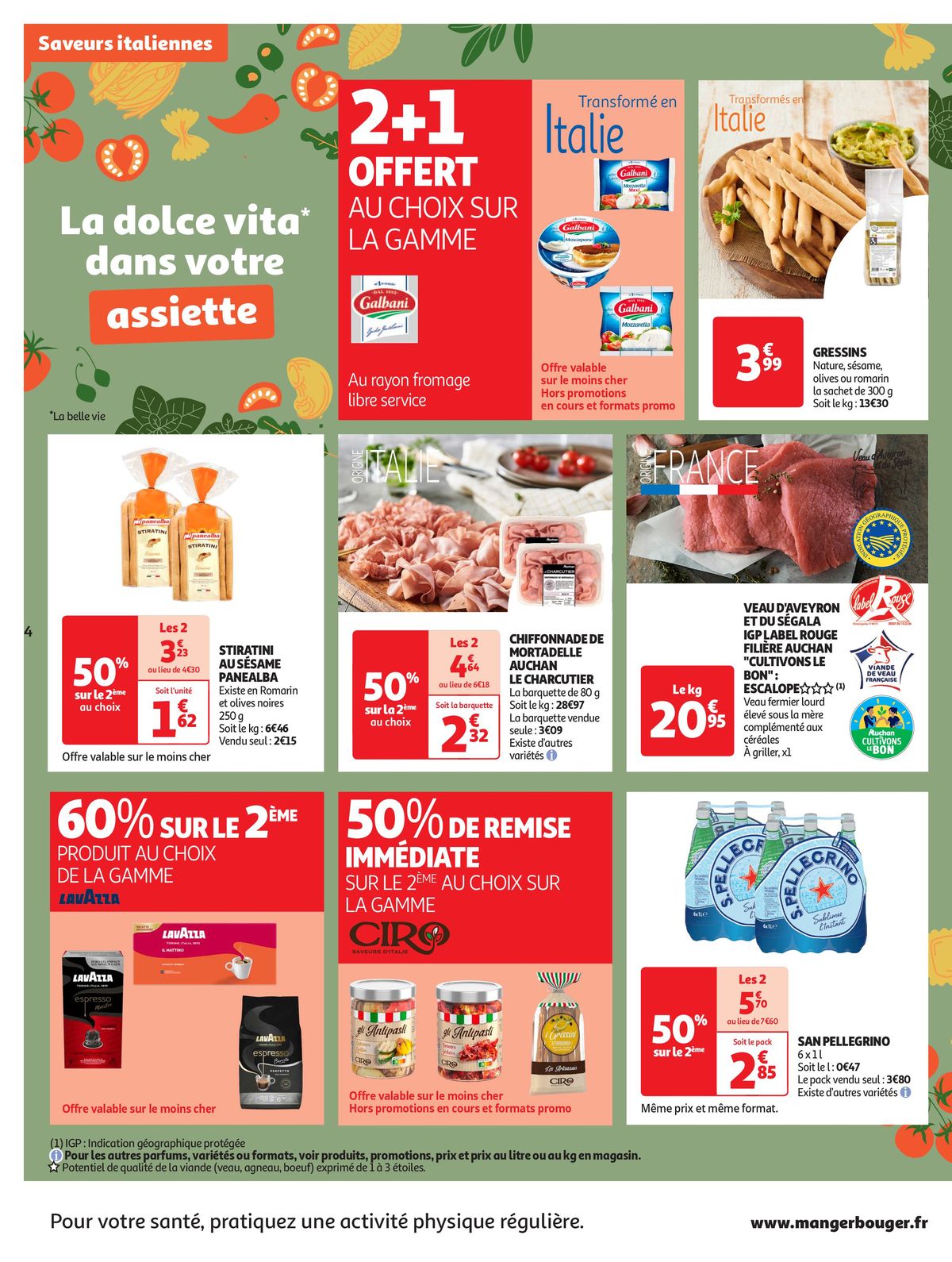 Catalogue La dolce vita dans votre assiette, page 00004