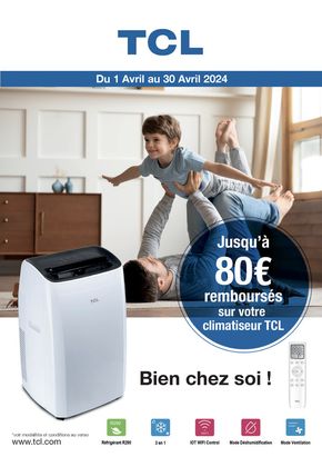 Catalogue Boulanger |  OFFRE TCL: JUSQU'À 80€ REMBOURSÉS ! | 05/04/2024 - 30/04/2024