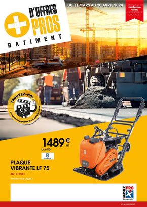 Catalogue Master Pro à Saint-Laurent-du-Var | POP bâtiment mars 2024 | 08/04/2024 - 20/04/2024