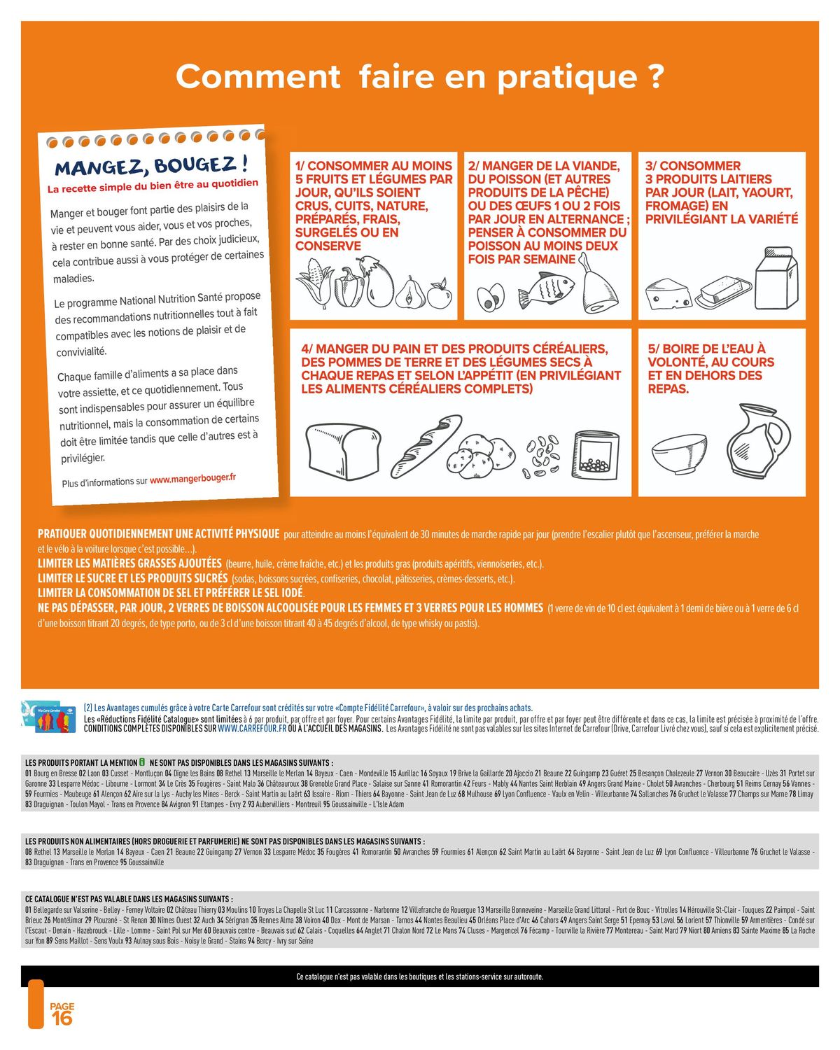 Catalogue S'entraîner à bien manger, page 00016