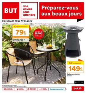Catalogue BUT à Chalon-sur-Saône | Préparez-vous aux beaux jours | 08/04/2024 - 22/04/2024