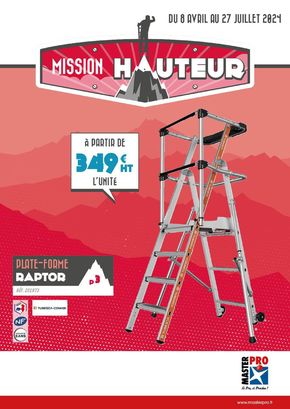 Catalogue Master Pro | Mission Hauteur 2024 | 08/04/2024 - 27/04/2024