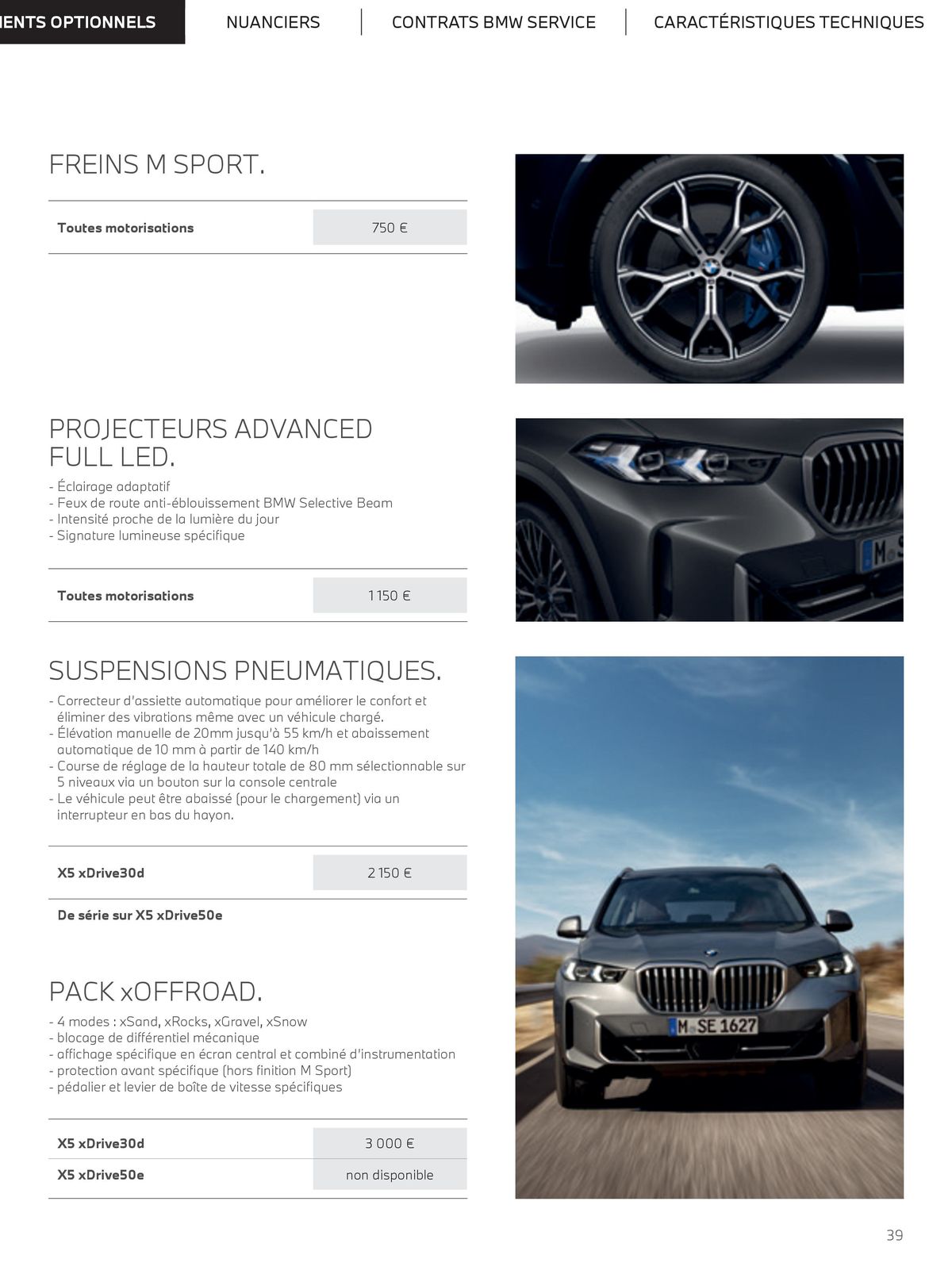 Catalogue The new X5, page 00039