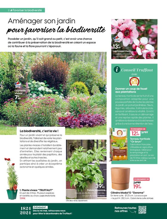 Catalogue Truffaut | Ensemble, jardinons responsable | 08/04/2024 - 21/04/2024