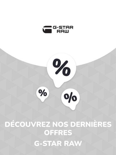 Catalogue G-Star Raw à Aulnay-sous-Bois | Offres G-Star Raw | 08/04/2024 - 08/04/2025