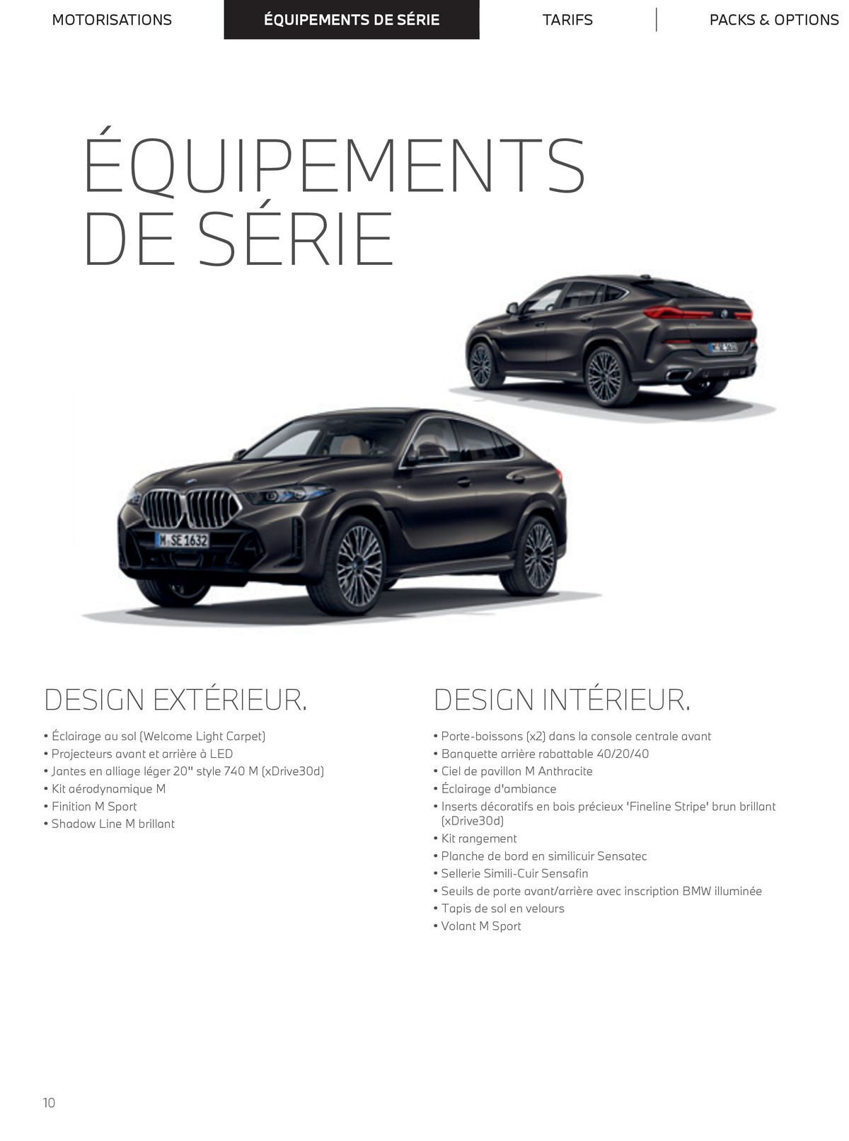 Catalogue The new i X6, page 00010