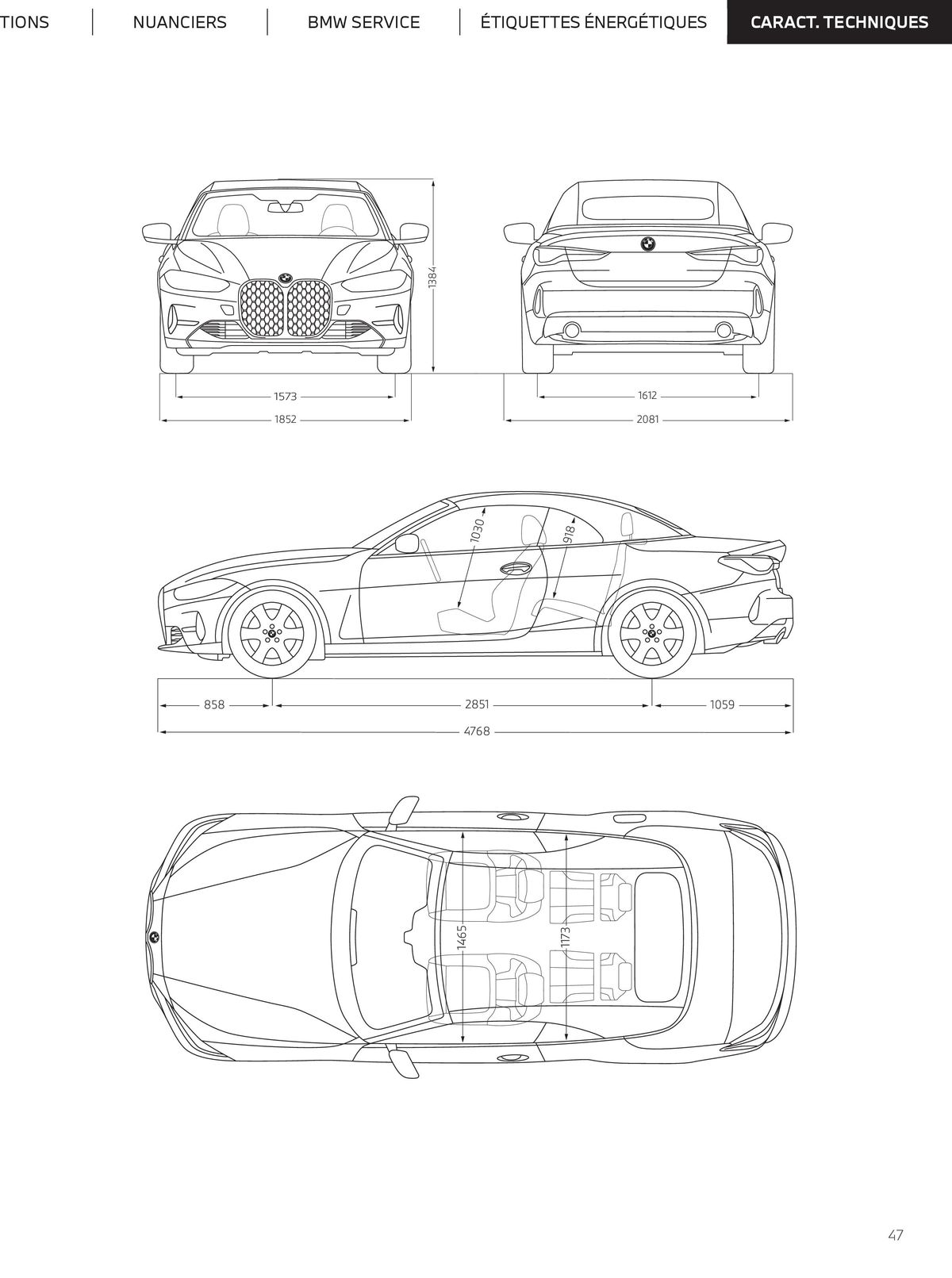 Catalogue COUPÉ CABRIOLET T H E 4, page 00047