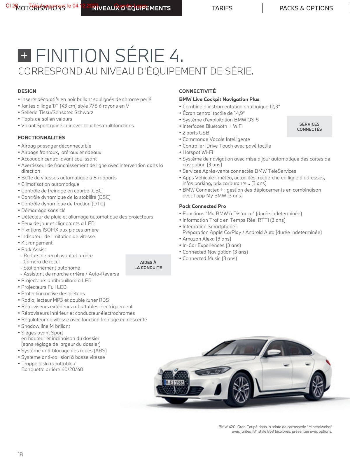 Catalogue T H E GRAN COUPE 4, page 00018