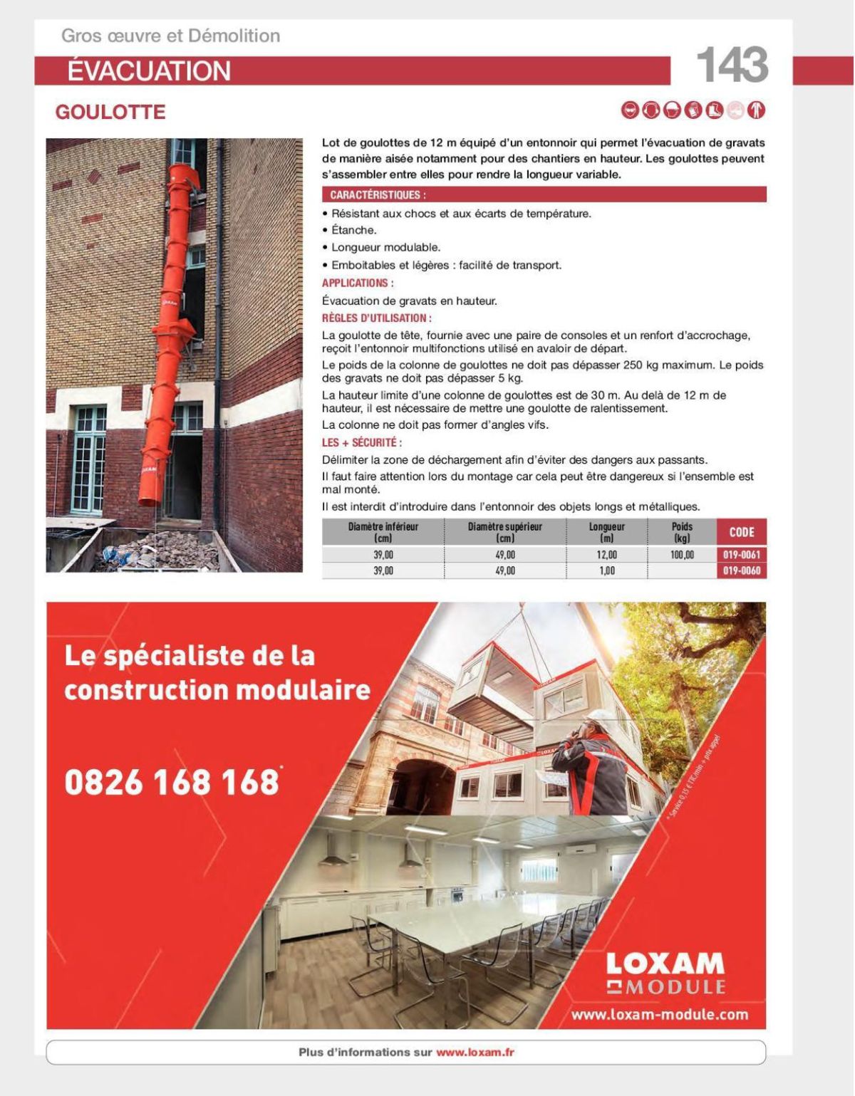 Catalogue Loxam Catalogue de location, page 00050