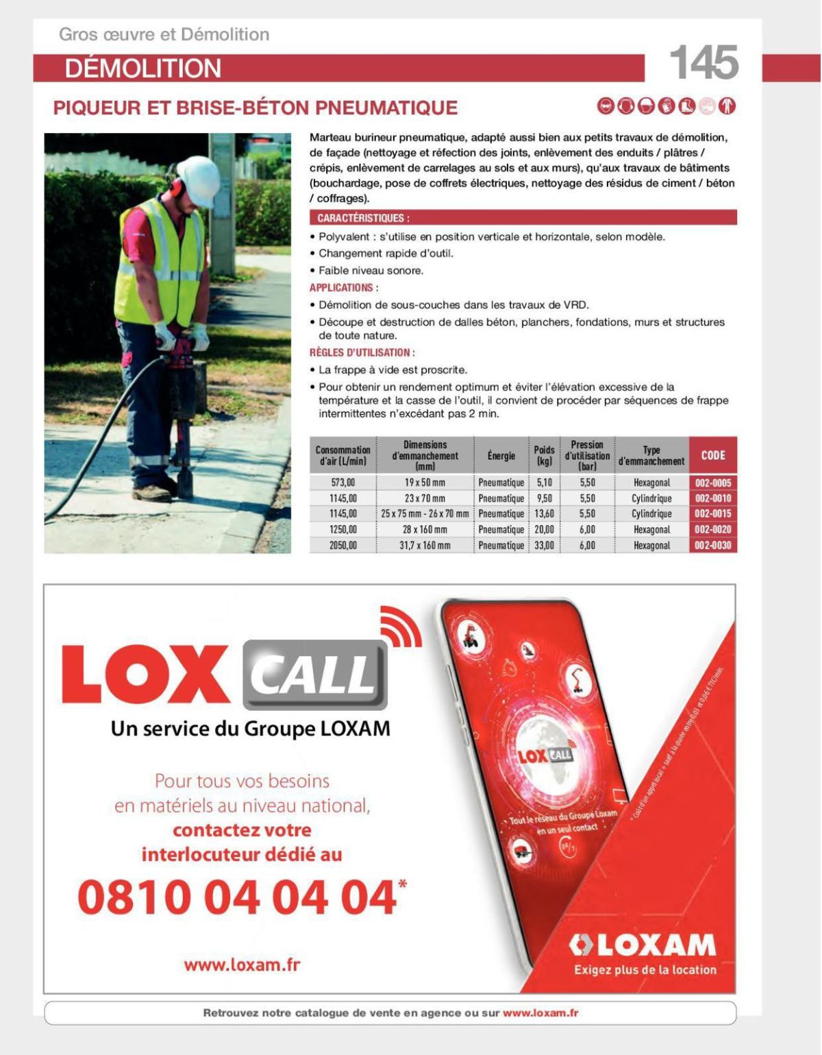 Catalogue Loxam Catalogue de location, page 00052