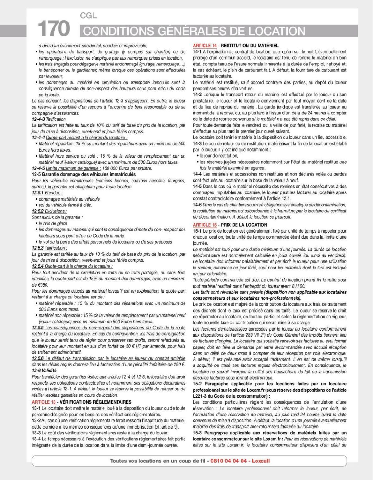 Catalogue Loxam Catalogue de location, page 00080