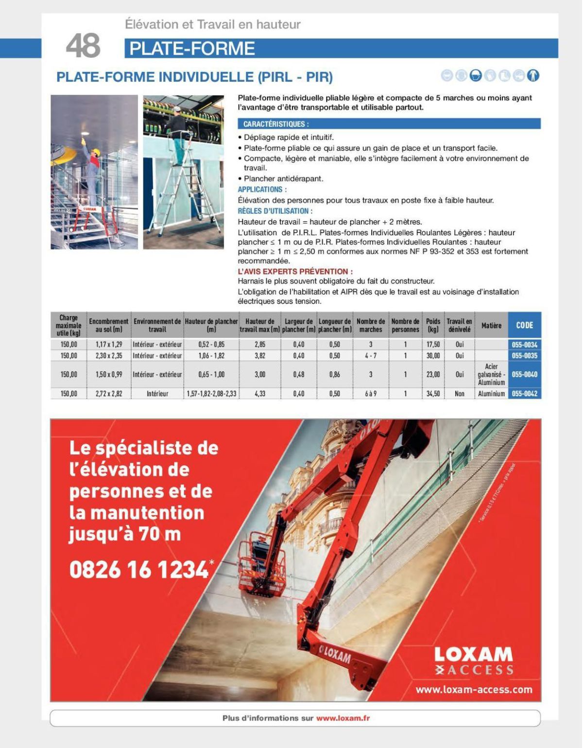 Catalogue Loxam Catalogue de location, page 00124