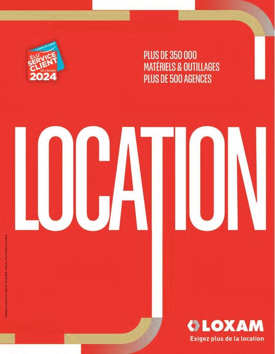 Catalogue Loxam à Marseille | Loxam Catalogue de location | 09/04/2024 - 31/12/2024