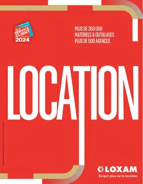 Catalogue Loxam à Aurillac | Loxam Catalogue de location | 09/04/2024 - 31/12/2024