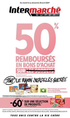 Catalogue Intermarché à Argenteuil | 50 % Remboursés | 16/04/2024 - 28/04/2024