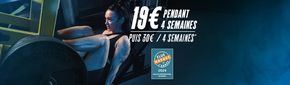 Promos de Sport à Levallois-Perret | 19€ pendant 4 semaines sur Fitness Park | 09/04/2024 - 30/04/2024