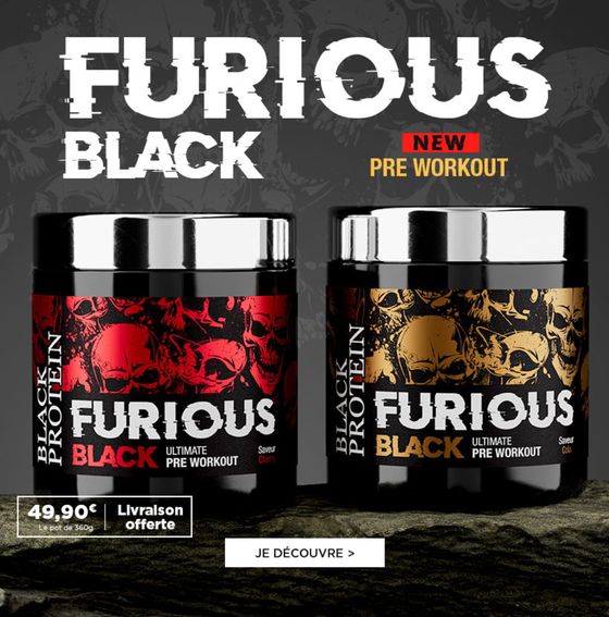 Catalogue Fitness Boutique | Furious black | 09/04/2024 - 30/04/2024