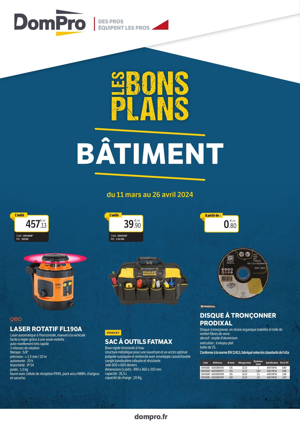 Catalogue BONS PLANS BÂTIMENT, page 00001
