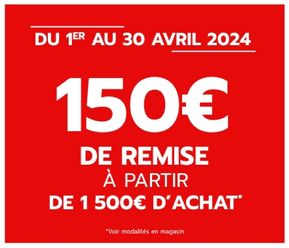 Promos de Bricolage à Arcachon | 150€ DE REMISE À PARTIR DE 1 500€ D'ACHAT sur Monsieur Store | 09/04/2024 - 30/04/2024