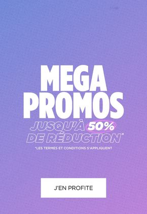 Promos de Sport à Noisy-le-Sec | Mega promos jusqu'à -50 % sur JD Sports | 09/04/2024 - 30/04/2024