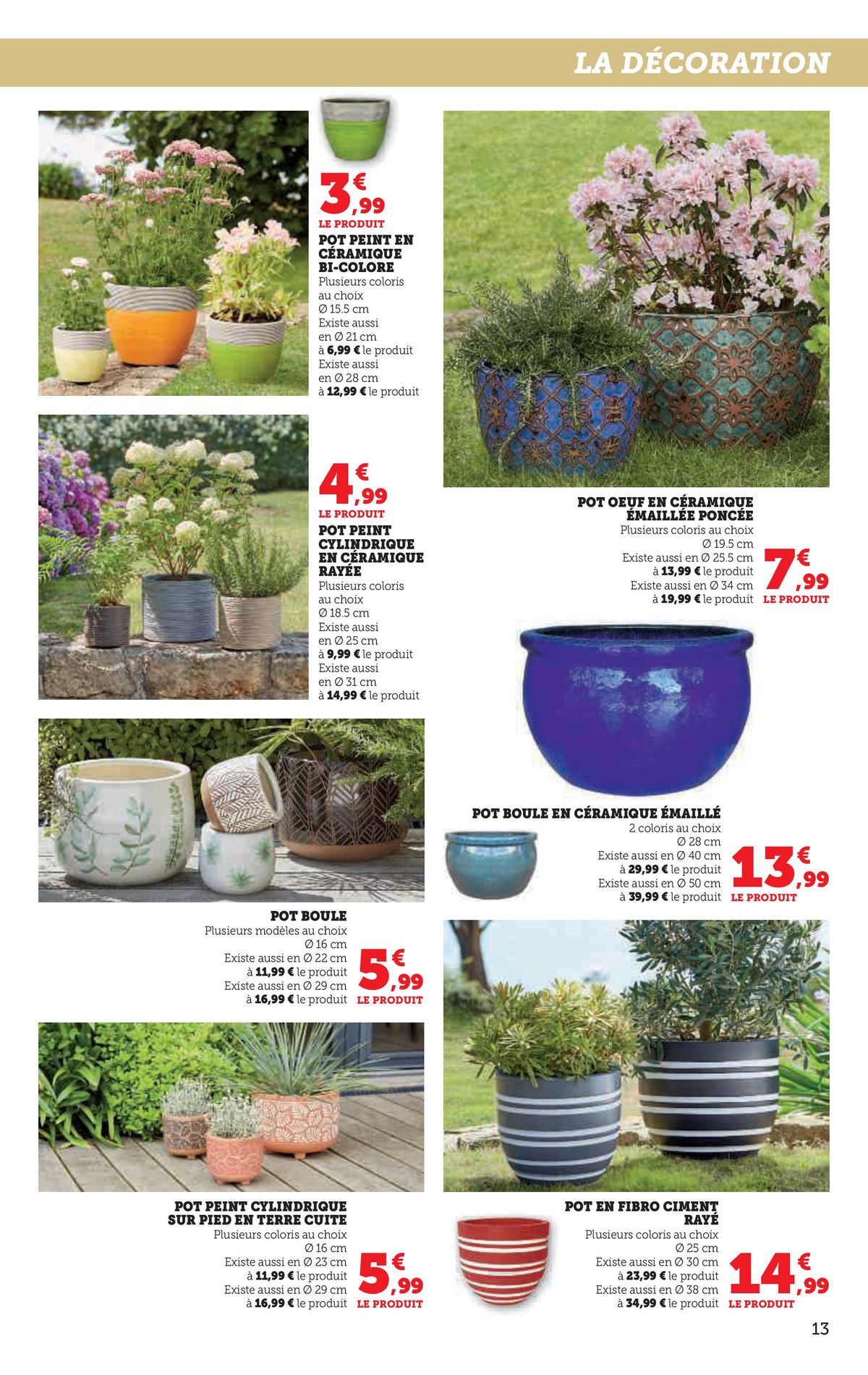 Catalogue Jardin et terasse à prix bas, page 00013