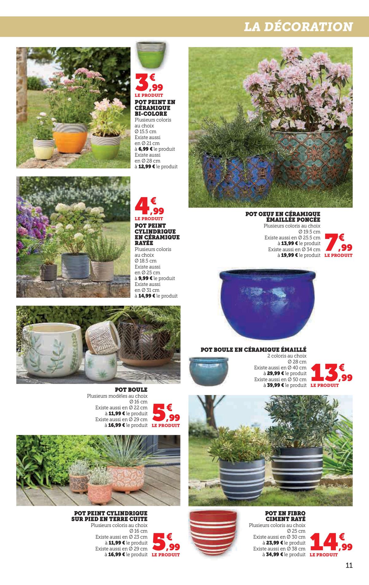 Catalogue Jardin et terasse à prix bas, page 00011