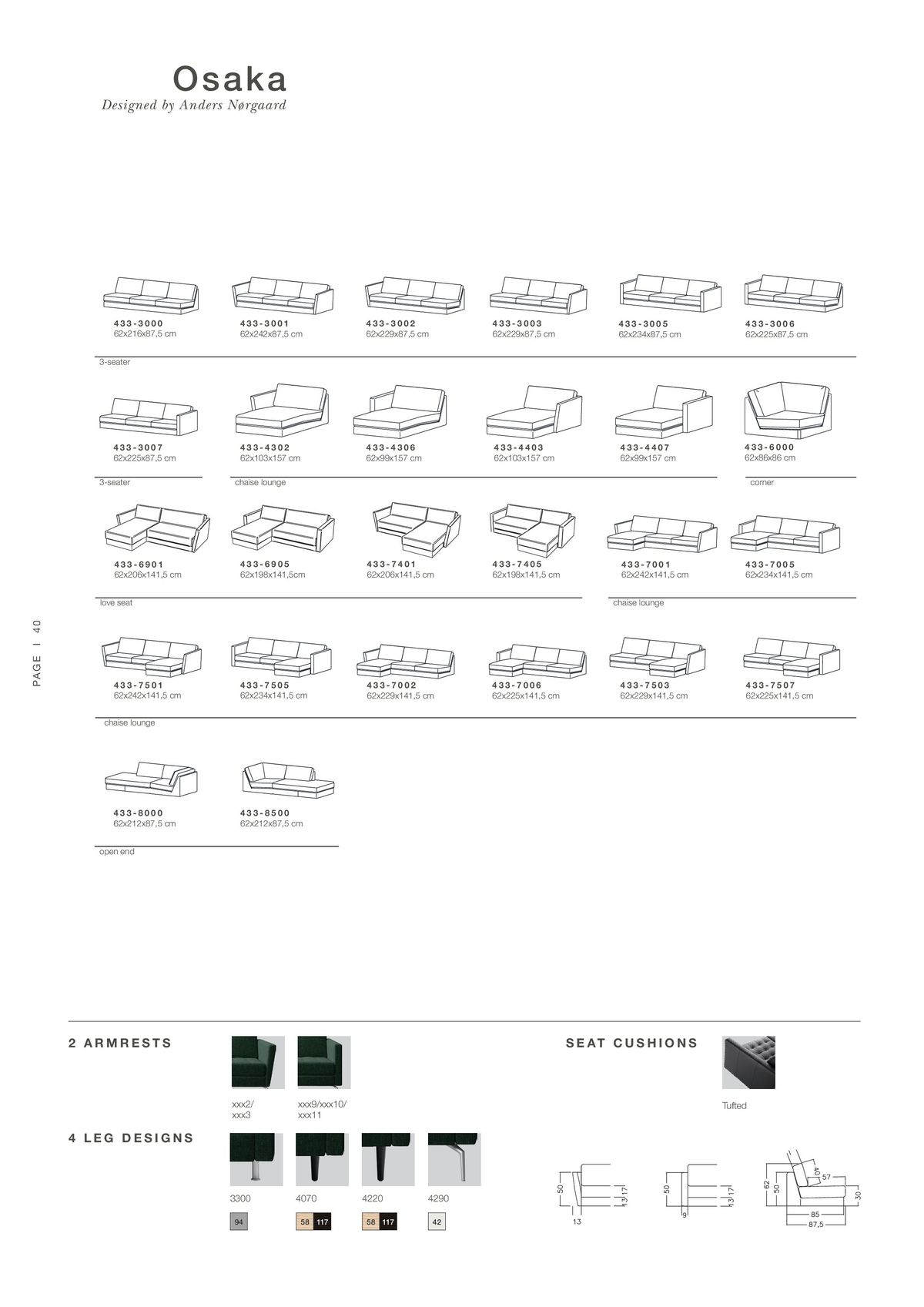 Catalogue EXPLORE OUR E X TRAORDINARY FABRI C & LEATHER GU I D E EXTRAORDINARY PRODUCT OVERVIEW CONTRACT, page 00040