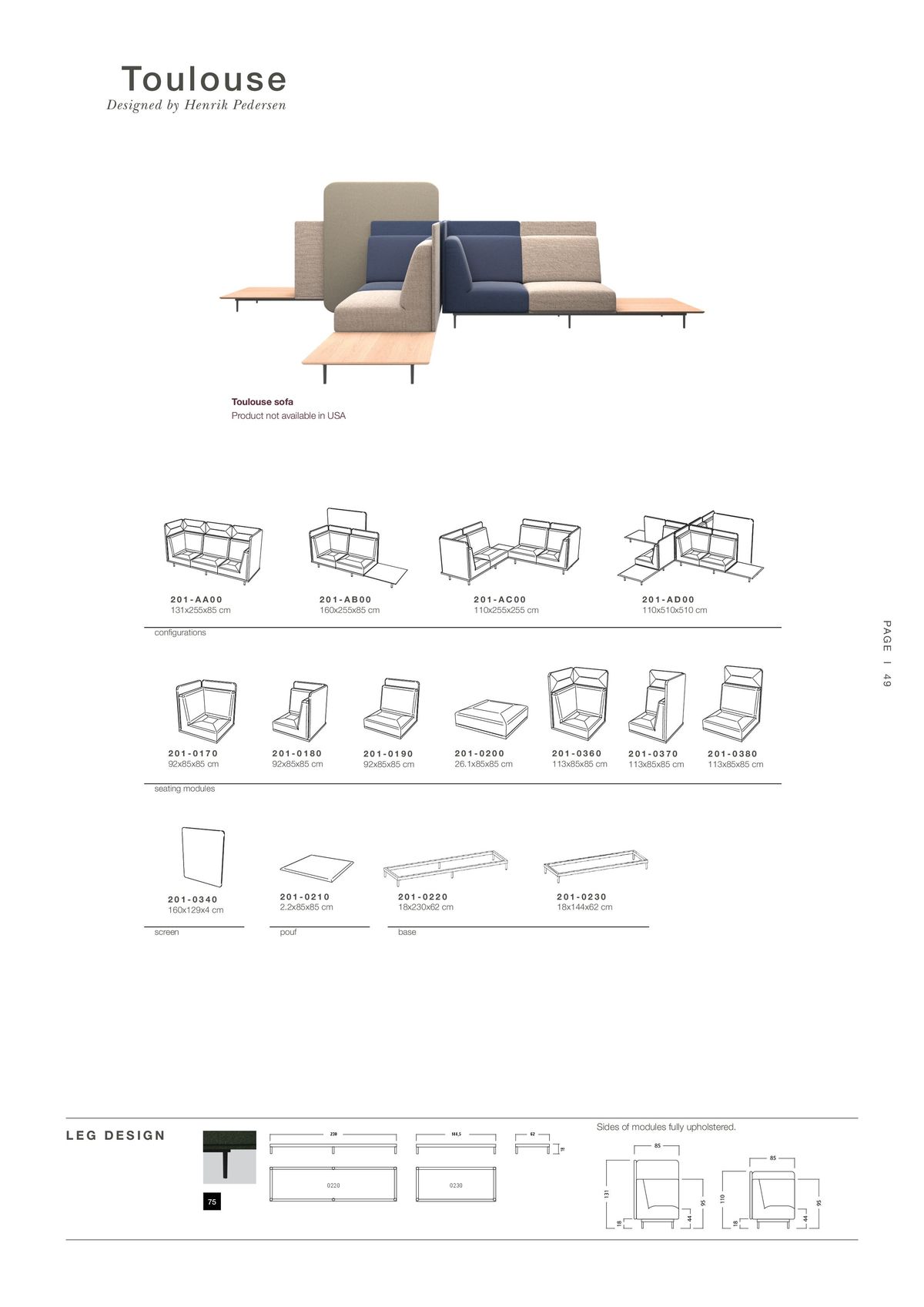 Catalogue EXPLORE OUR E X TRAORDINARY FABRI C & LEATHER GU I D E EXTRAORDINARY PRODUCT OVERVIEW CONTRACT, page 00049