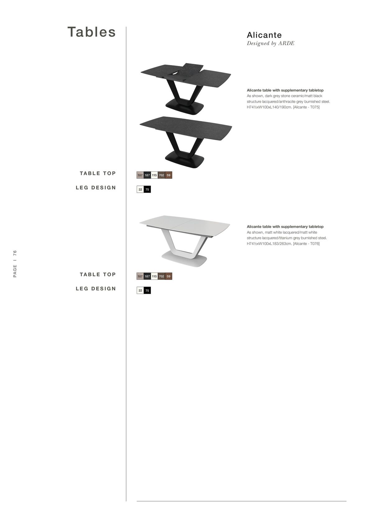 Catalogue EXPLORE OUR E X TRAORDINARY FABRI C & LEATHER GU I D E EXTRAORDINARY PRODUCT OVERVIEW CONTRACT, page 00076