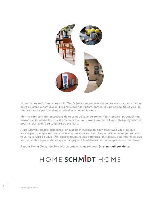 Catalogue Cuisines Schmidt à Brie-Comte-Robert | Home Schmidt Home | 09/04/2024 - 31/12/2024