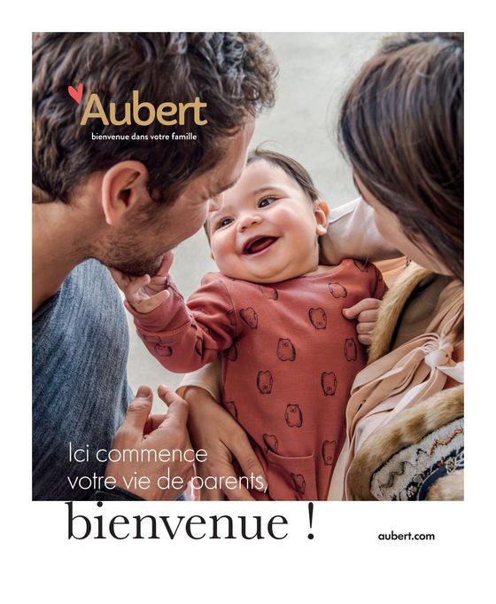 Catalogue Aubert à Nantes | Ci commence votre vie de parents, bienvenue ! | 04/04/2024 - 31/12/2024