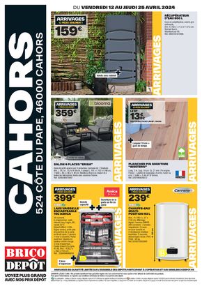 Catalogue Brico Dépôt | CAHORS | 12/04/2024 - 25/04/2024