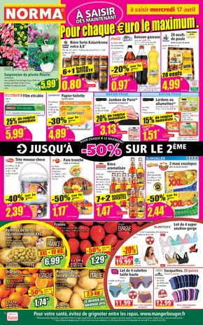 Promos de Discount Alimentaire à Villepinte (Seine Saint Denis) | Catalogue Norma sur Norma | 17/04/2024 - 23/04/2024